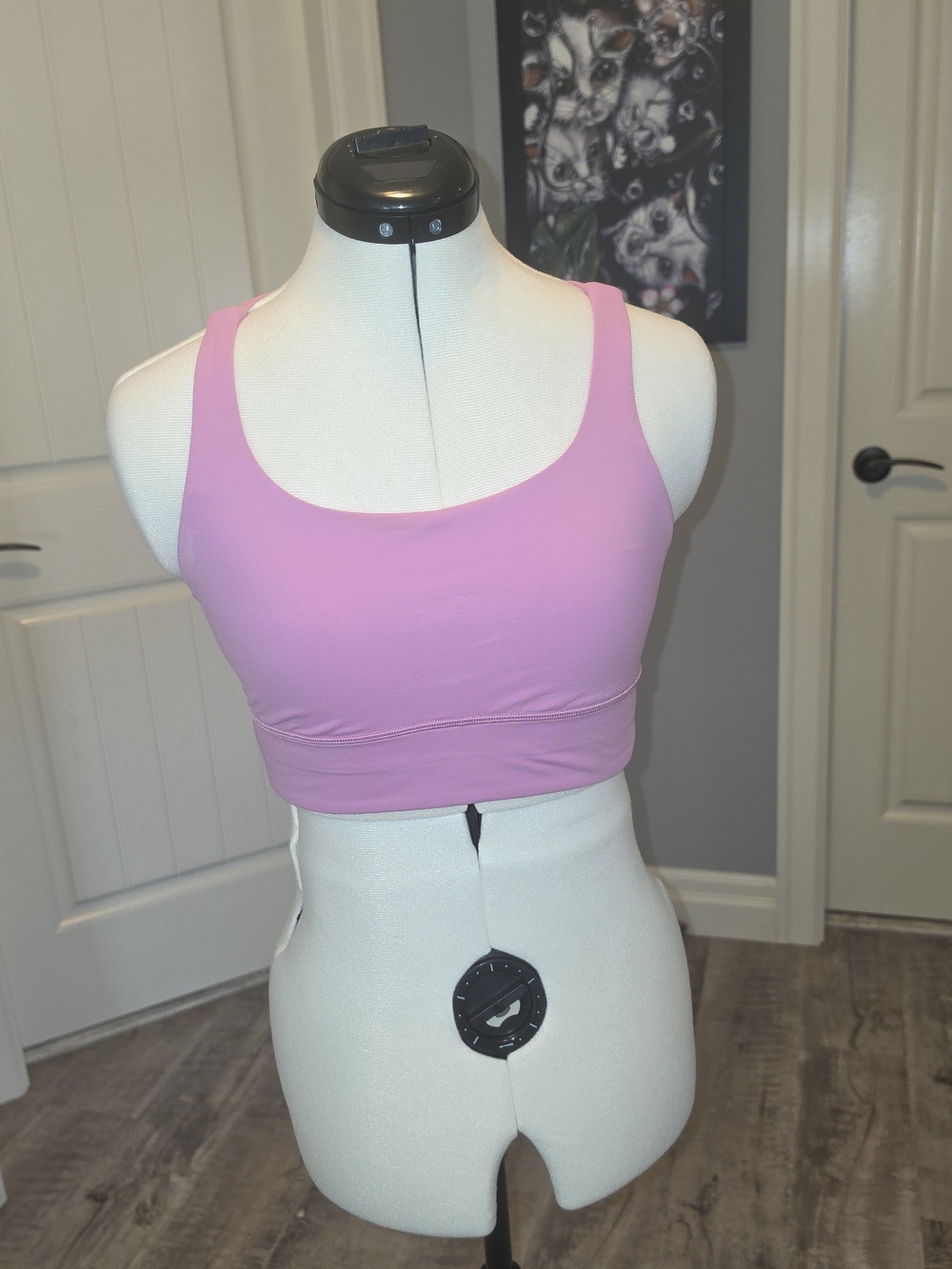Lululemon Strappy Pink Size 8 Sports Bra Top Like New!